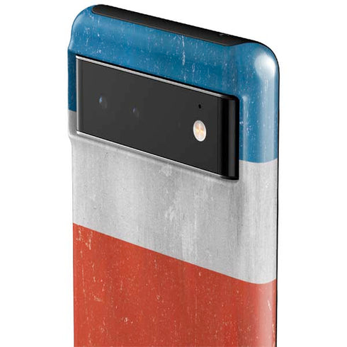 Costa Rican Flag Distressed Google Pixel 6 Case
